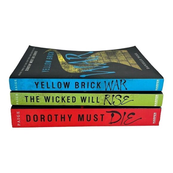 Dorothy Must Die Lot 3 Book Danielle Paige Yellow Brick War The Wicked Will Rise - Picture 7 of 11
